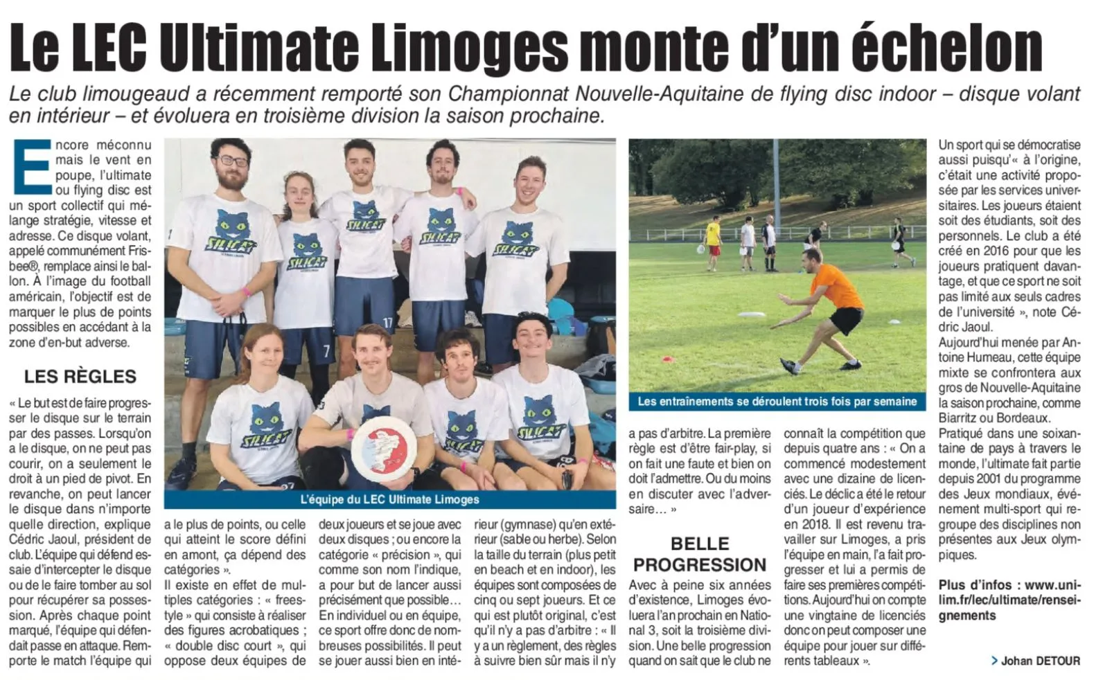 Palmares ultimate LEC Limoges 5